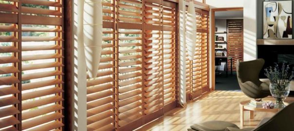Stained Wood Shutters